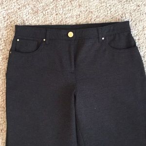 Chicos So Slimming sz 1.5 charcoal grey knit pant
